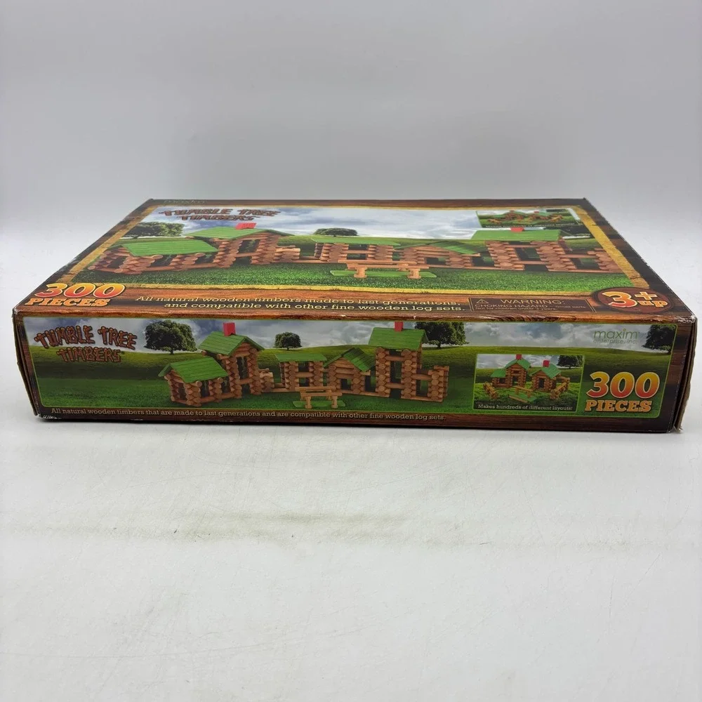 Tumble Tree Timbers Building Set 300 Pieces COMPLETE Maxim Enterprises 2021